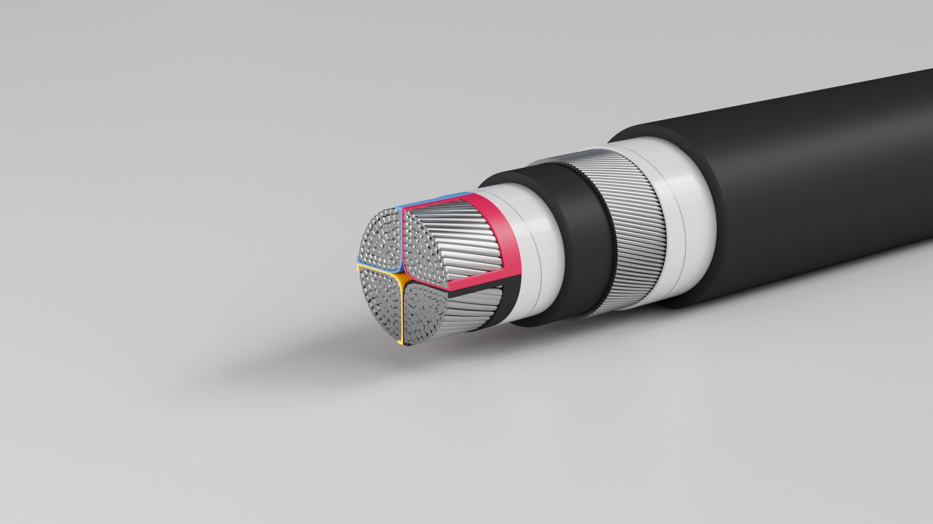 Multi Core Cables 0.6 / 1 (1.2) KV 70º C with Stranded Circular or Sector Aluminum